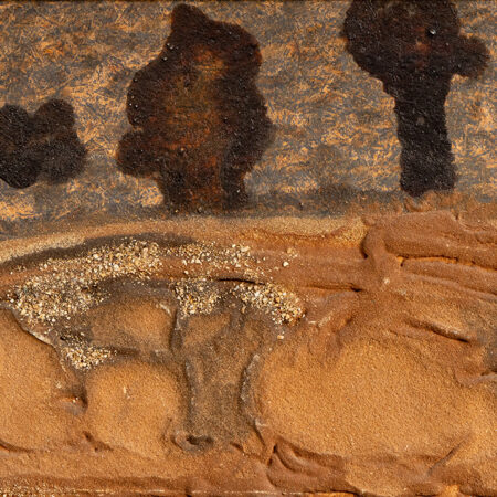 Paysage Toutain's land - Piaubert - ©Oeuvre mise en vente par L'Atelier Galerie des Alpilles