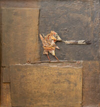 L'oiseau à plume - Louis Pons - ©Oeuvre mise en vente par L'Atelier Galerie des Alpilles