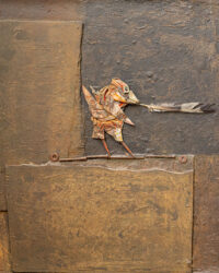 L'oiseau à plume - Louis Pons - ©Oeuvre mise en vente par L'Atelier Galerie des Alpilles