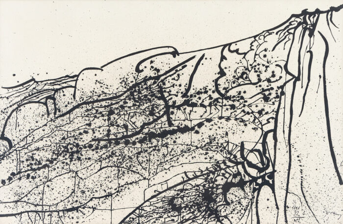 Les alpilles - Prassinos - ©Oeuvre mise en vente par L'Atelier Galerie des Alpilles