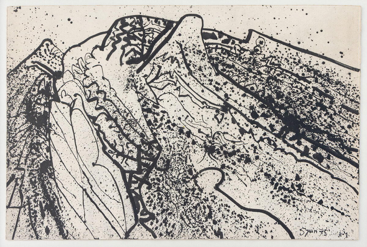 Les alpilles - Prassinos - ©Oeuvre mise en vente par L'Atelier Galerie des Alpilles