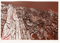 Les alpilles rouges - Prassinos - ©Oeuvre mise en vente par L'Atelier Galerie des Alpilles