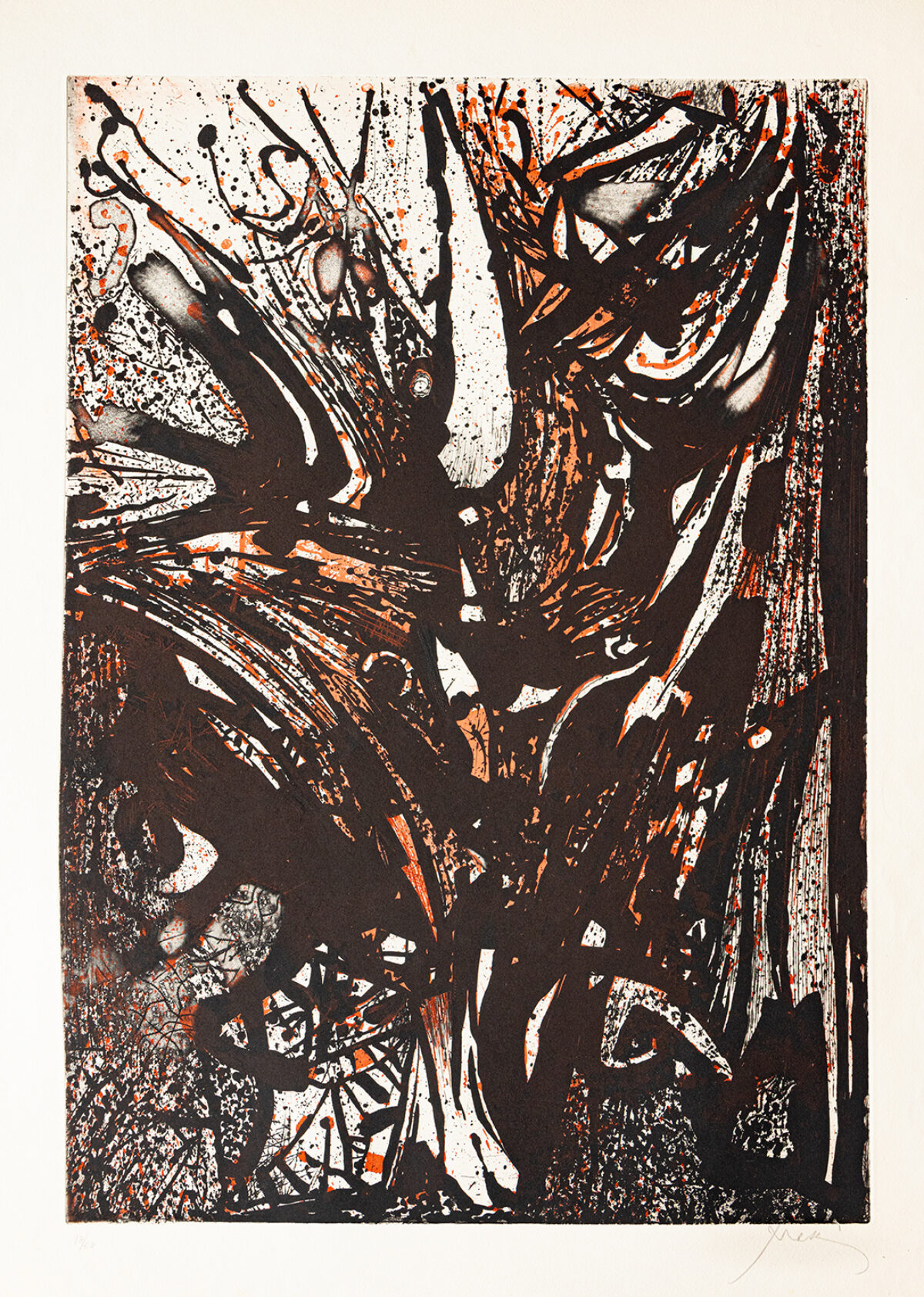 Le feu - Prassinos - ©Oeuvre mise en vente par L'Atelier Galerie des Alpilles