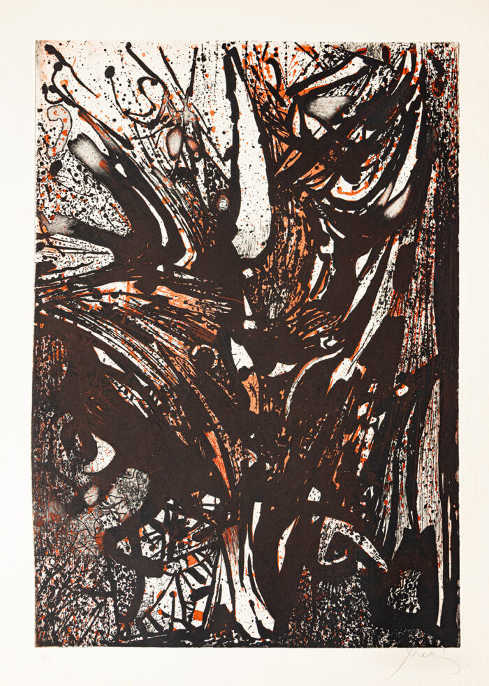 Le feu - Prassinos - ©Oeuvre mise en vente par L'Atelier Galerie des Alpilles