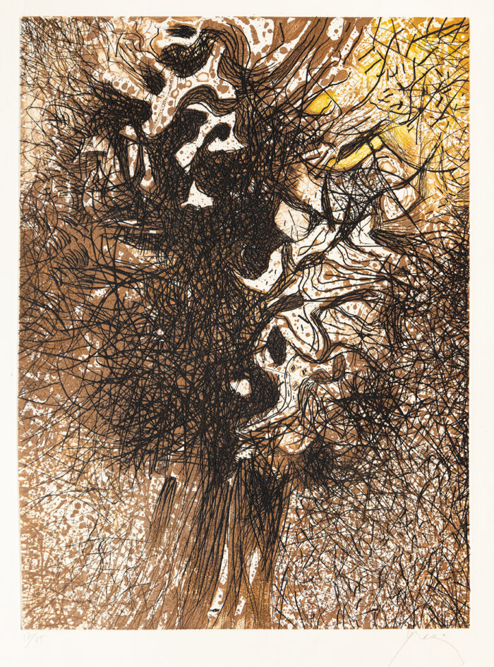 L'arbre - Prassinos - ©Oeuvre mise en vente par L'Atelier Galerie des Alpilles