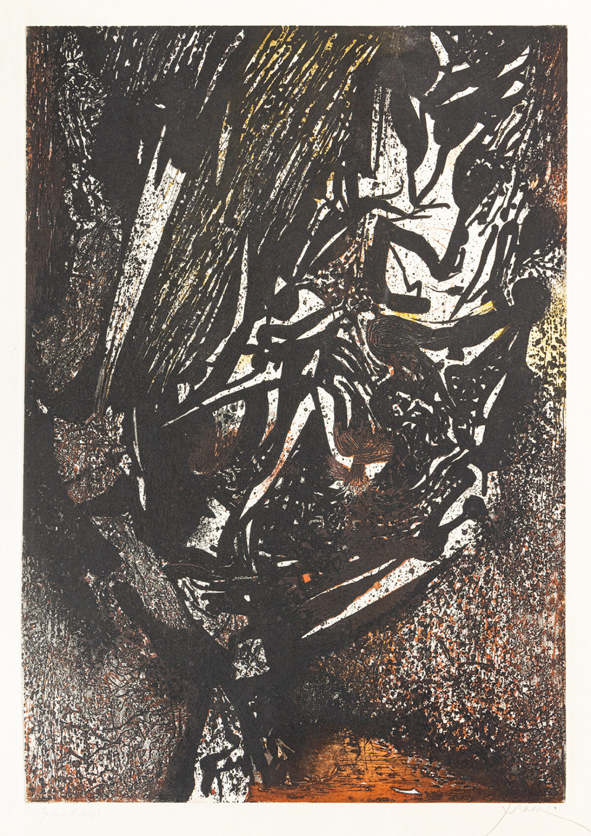 L'arbre - Prassinos - ©Oeuvre mise en vente par L'Atelier Galerie des Alpilles