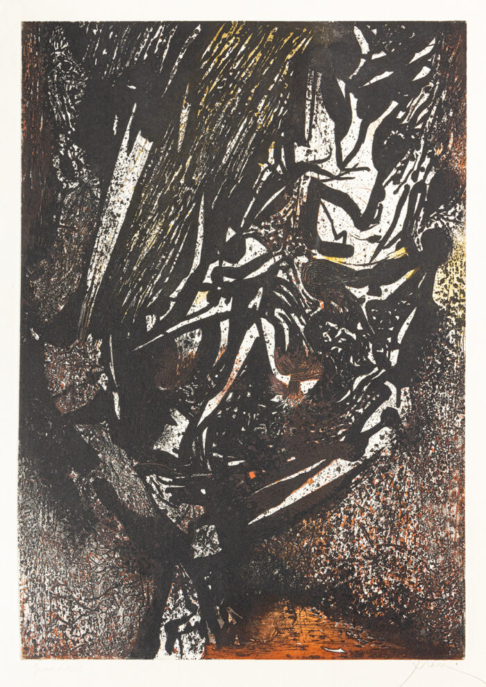 L'arbre - Prassinos - ©Oeuvre mise en vente par L'Atelier Galerie des Alpilles