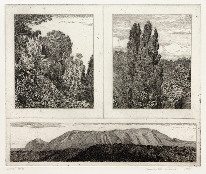 3 paysages - Jean-Baptiste Sécheret ©Oeuvre mise en vente par L'Atelier Galerie des Alpilles