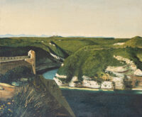 L'arrière pays de Bonifacio - Jean Thomas ©Oeuvre mise en vente par L'Atelier Galerie des Alpilles