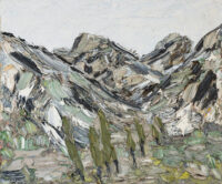 les alpilles - Gérard Voulouzan-©Oeuvre mise en vente par L'Atelier Galerie des Alpilles