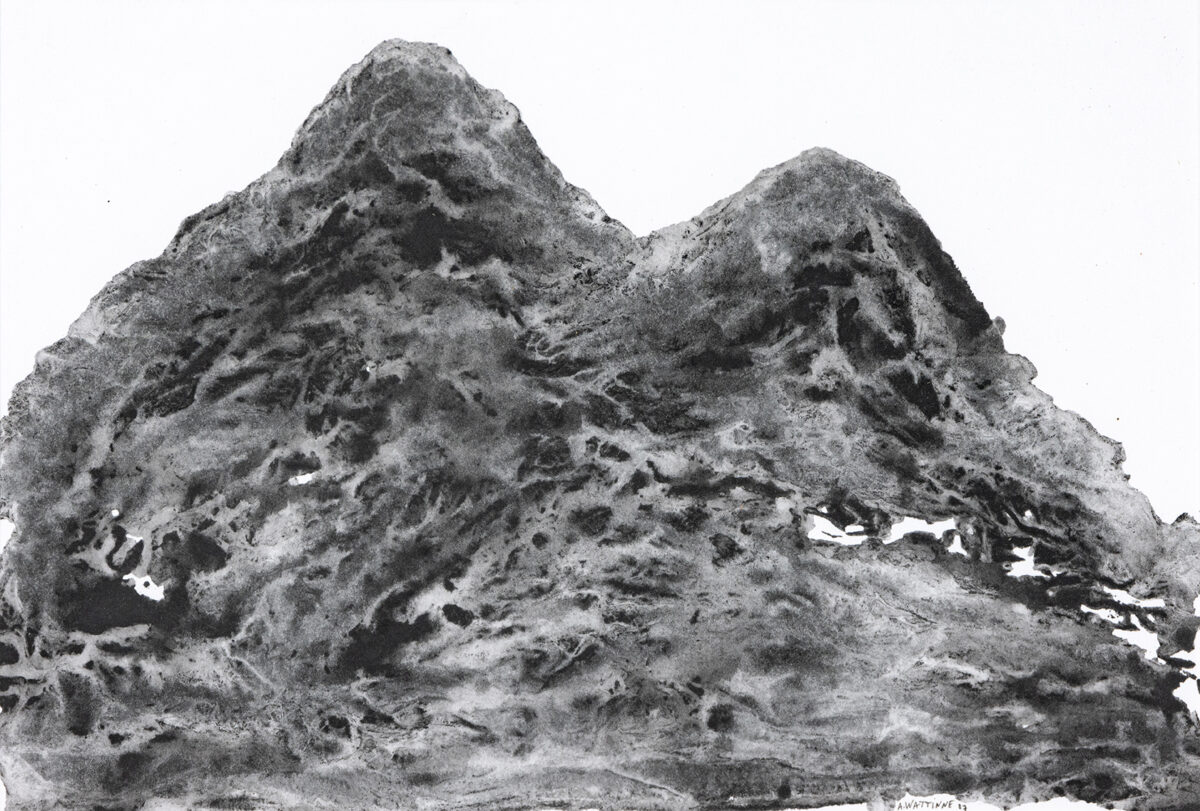 Alpilles - Antoine Wattinne - ©Oeuvre en vente par L'Atelier Galerie des Alpilles
