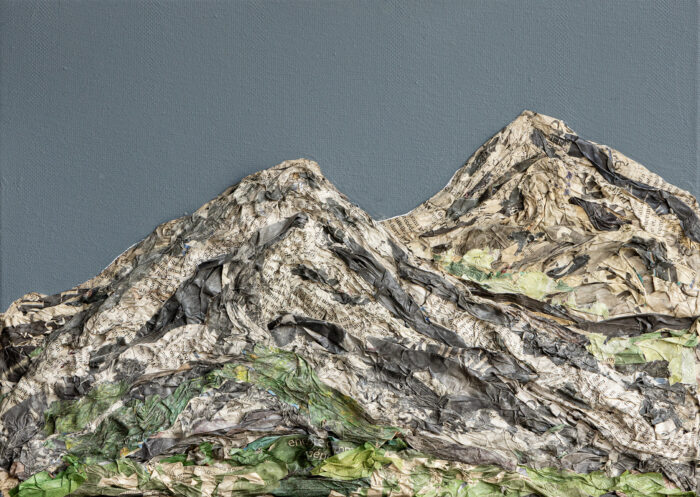 Les alpilles - Antoine Wattinne -©Oeuvre mise en vente par L'Atelier Galerie des Alpilles