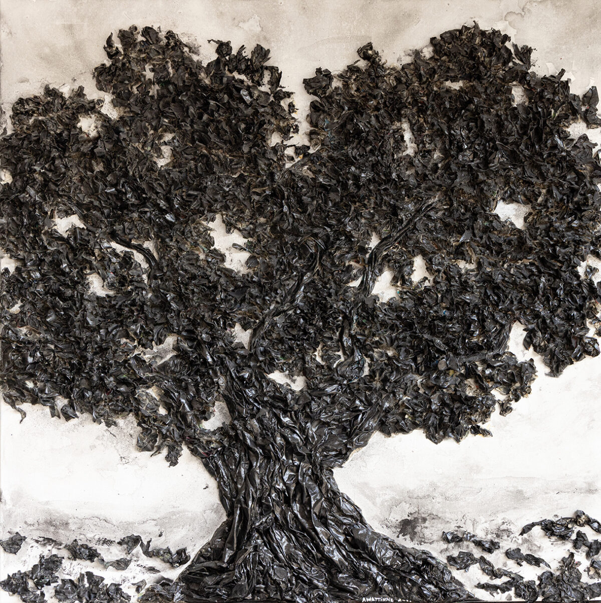 L'olivier - Antoine Wattinne - ©Oeuvre mise en vente par L'Atelier Galerie des Alpilles